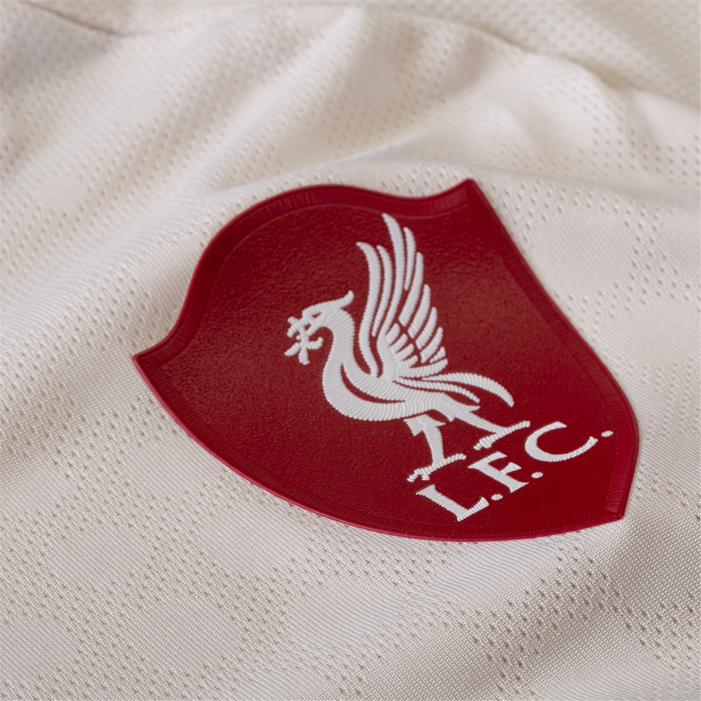 adidas Men's Liverpool Authentic Curtis Jones Away Jersey w/ Champions League Patches 25/26 (Wonder White)