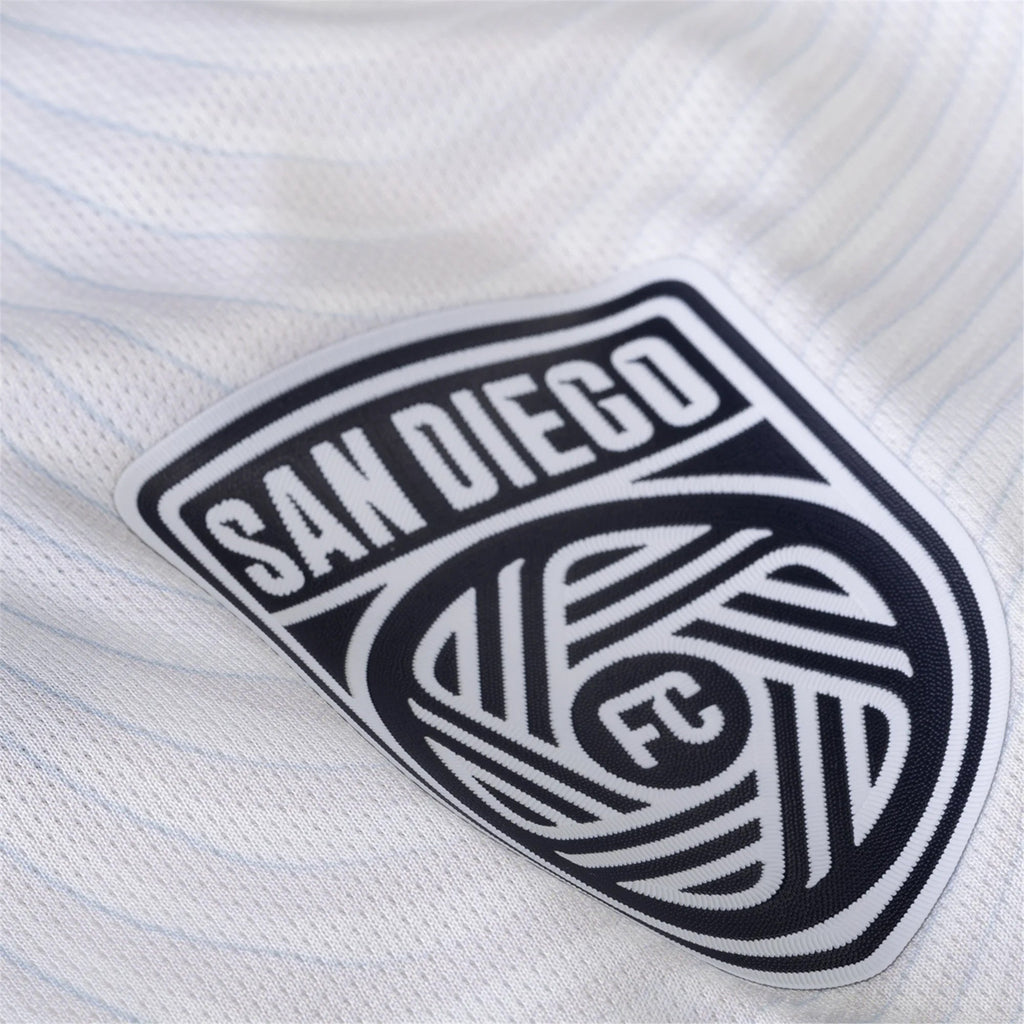 adidas San Diego FC Authentic Jasper Löffelsend Away Jersey 25/26 w/ MLS & Apple Patch (White)