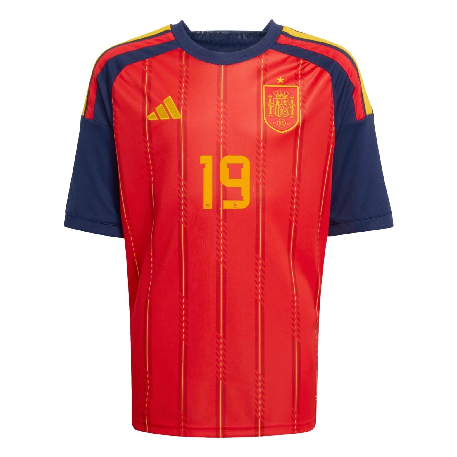 adidas Youth Lamine Yamal Spain World Cup Home Jersey 2026 (Vivid Red)
