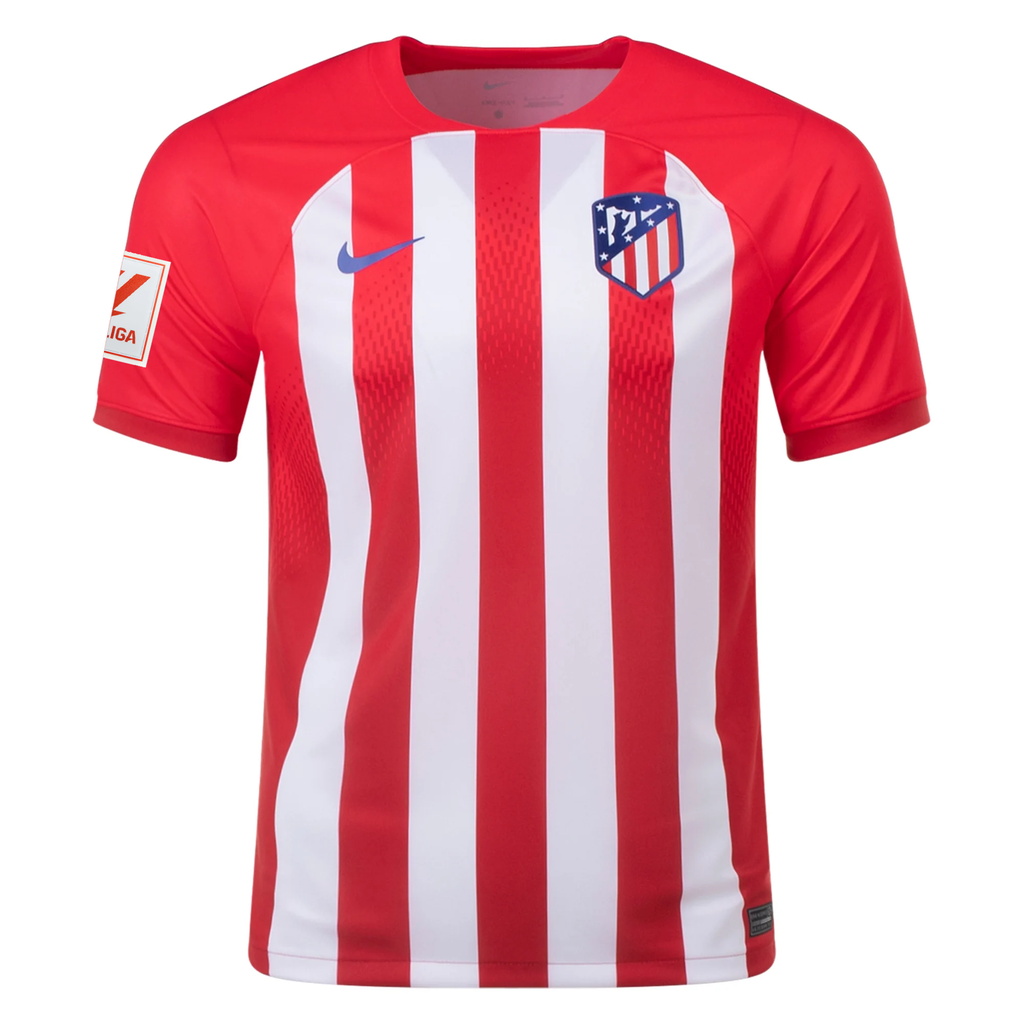 Nike Atletico Madrid Yannick Carrasco Home Jersey w/ La Liga Patch 23/24 (Sport Red/Global Red)