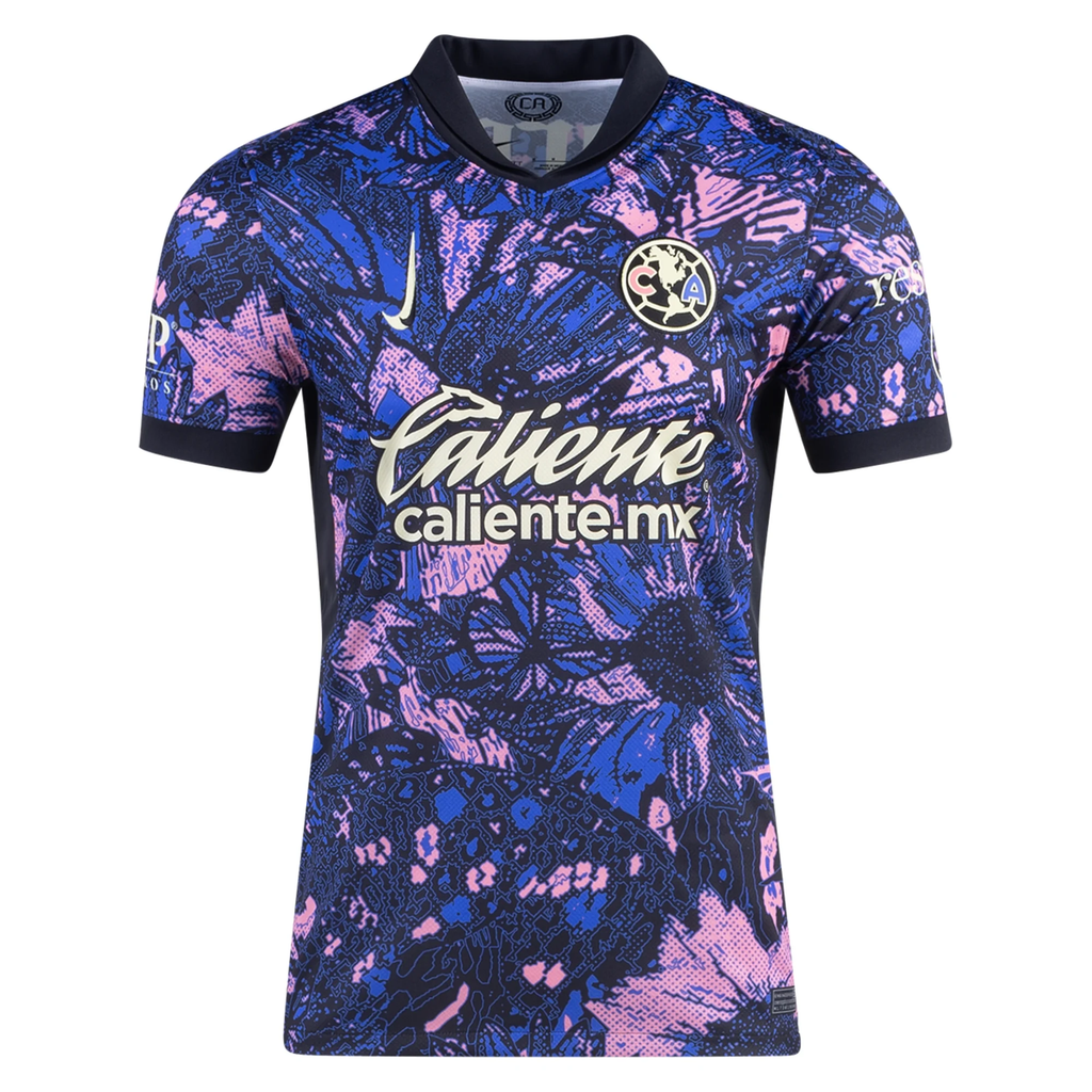 Nike Club America Richard Sánchez Third Jersey 24/25 (Medium Blue/Black/Lemon Chiffon)