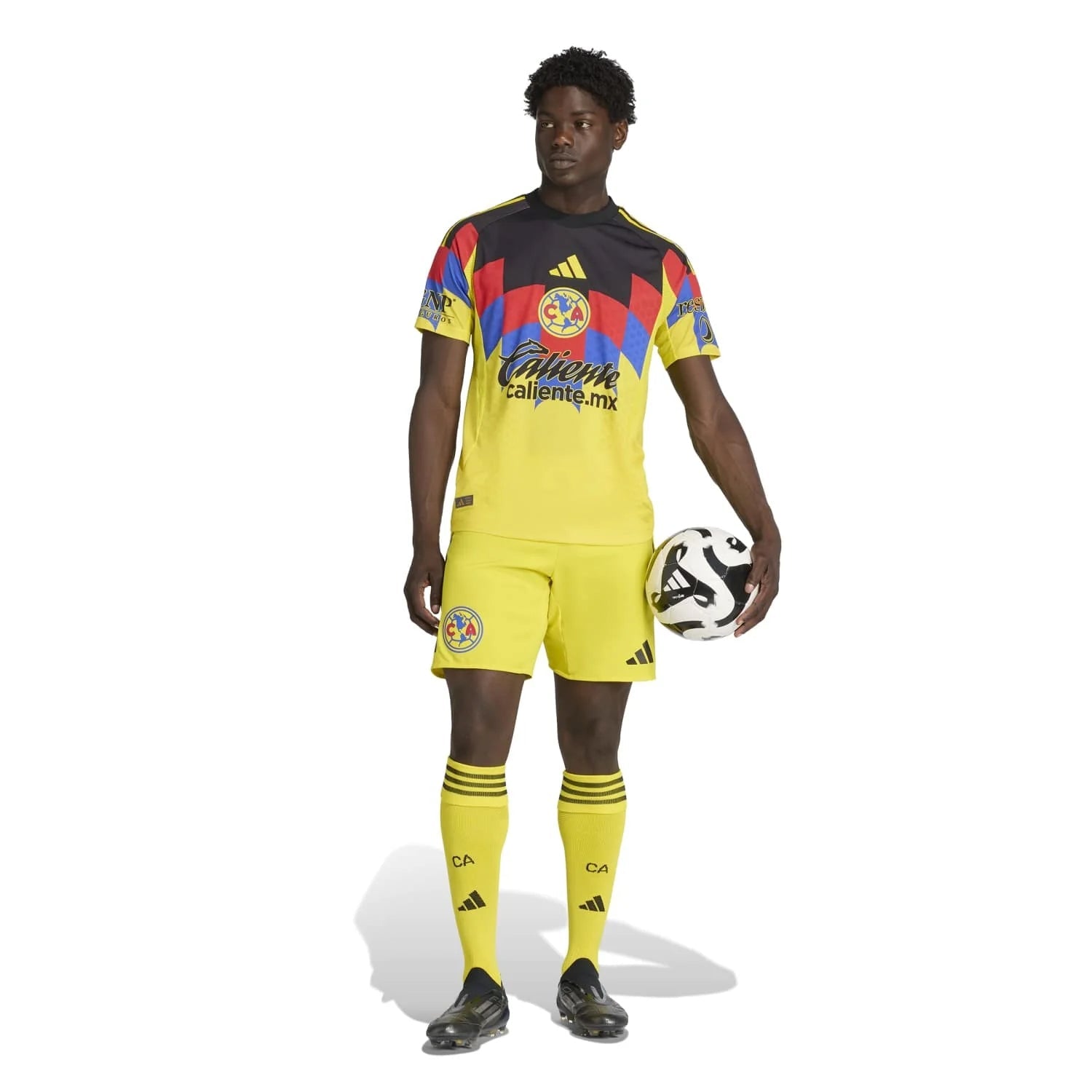 adidas Araujo Men's Club America 25/26 Authentic Home Jersey (Yellow)