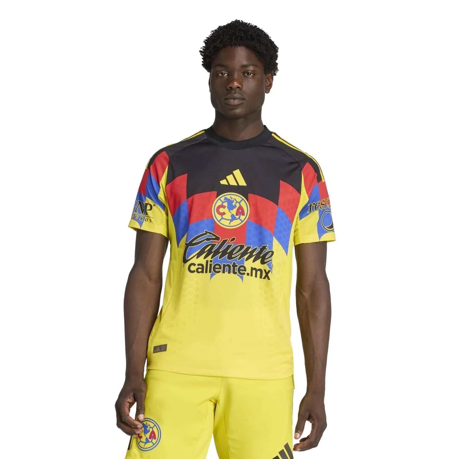 adidas L. Malagon Men's Club America 25/26 Authentic Home Jersey (Yellow)
