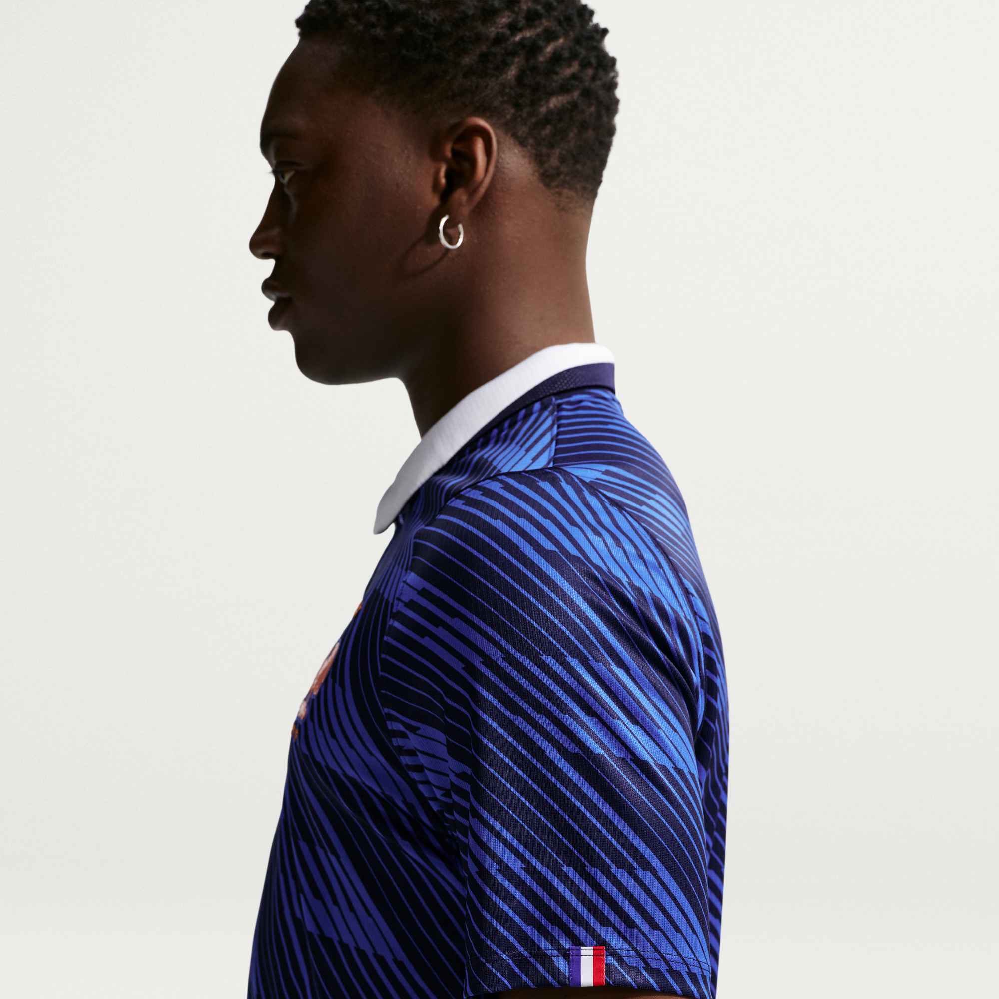 Nike Men's France Ousmane Dembele Home Stadium Jersey 2026 (Game Royal/Metallic Copper)