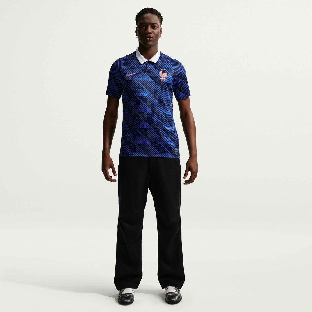 Nike Men's France Désiré Doué Home Stadium Jersey 2026 (Game Royal/Metallic Copper)