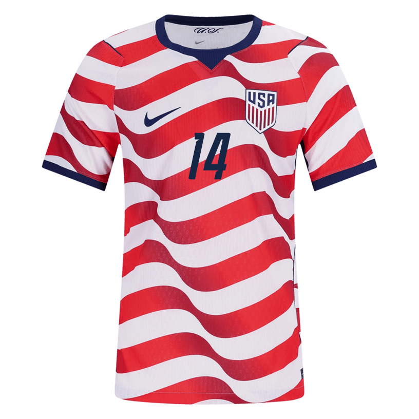 Nike Mens Weah United States Match Authentic Home Jersey 2026 (Sail/Midnight Navy)