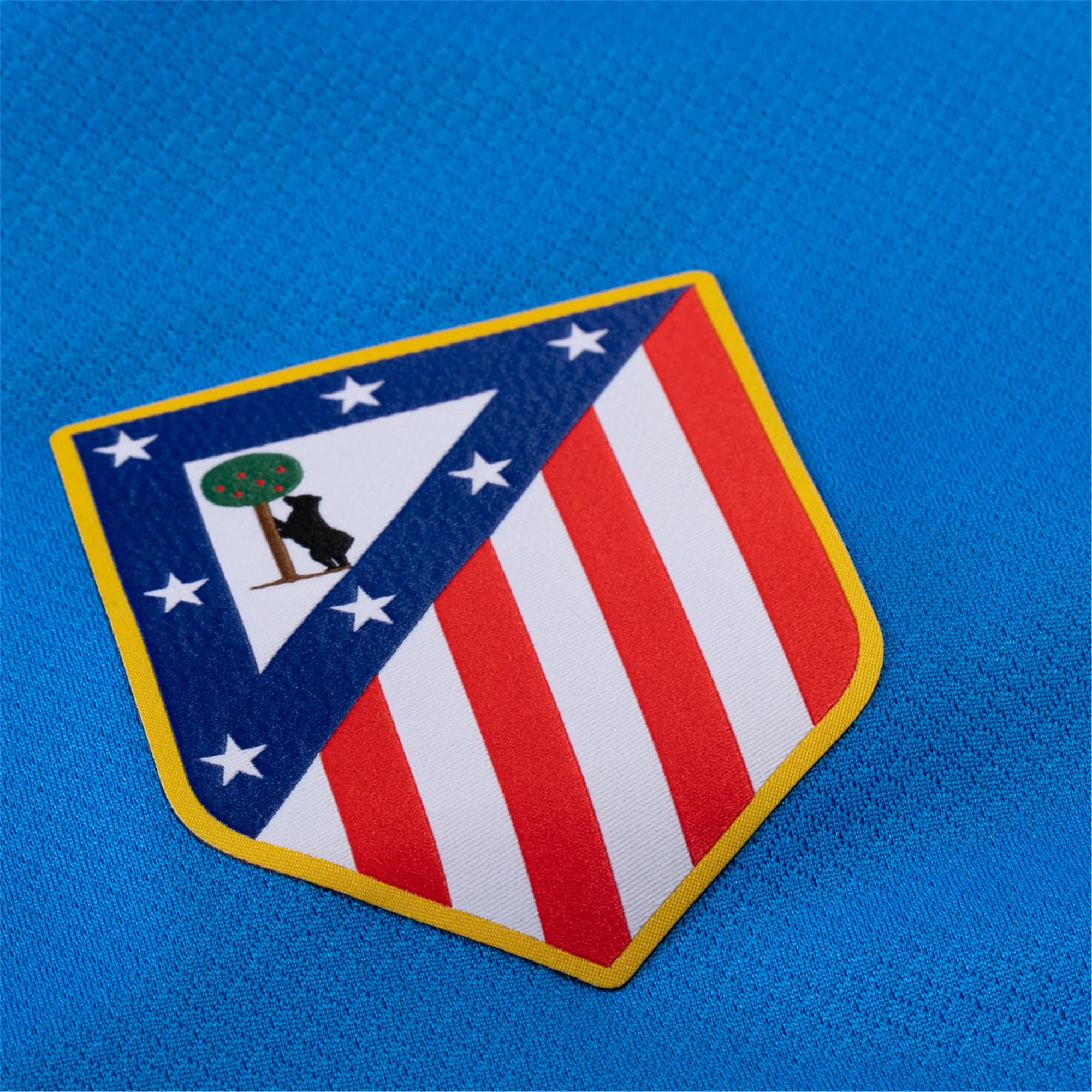 Nike Men's Atletico Madrid Robin Le Normand T90 Third Jersey La Liga Patch 25/26 (Photo Blue/Sport Red)