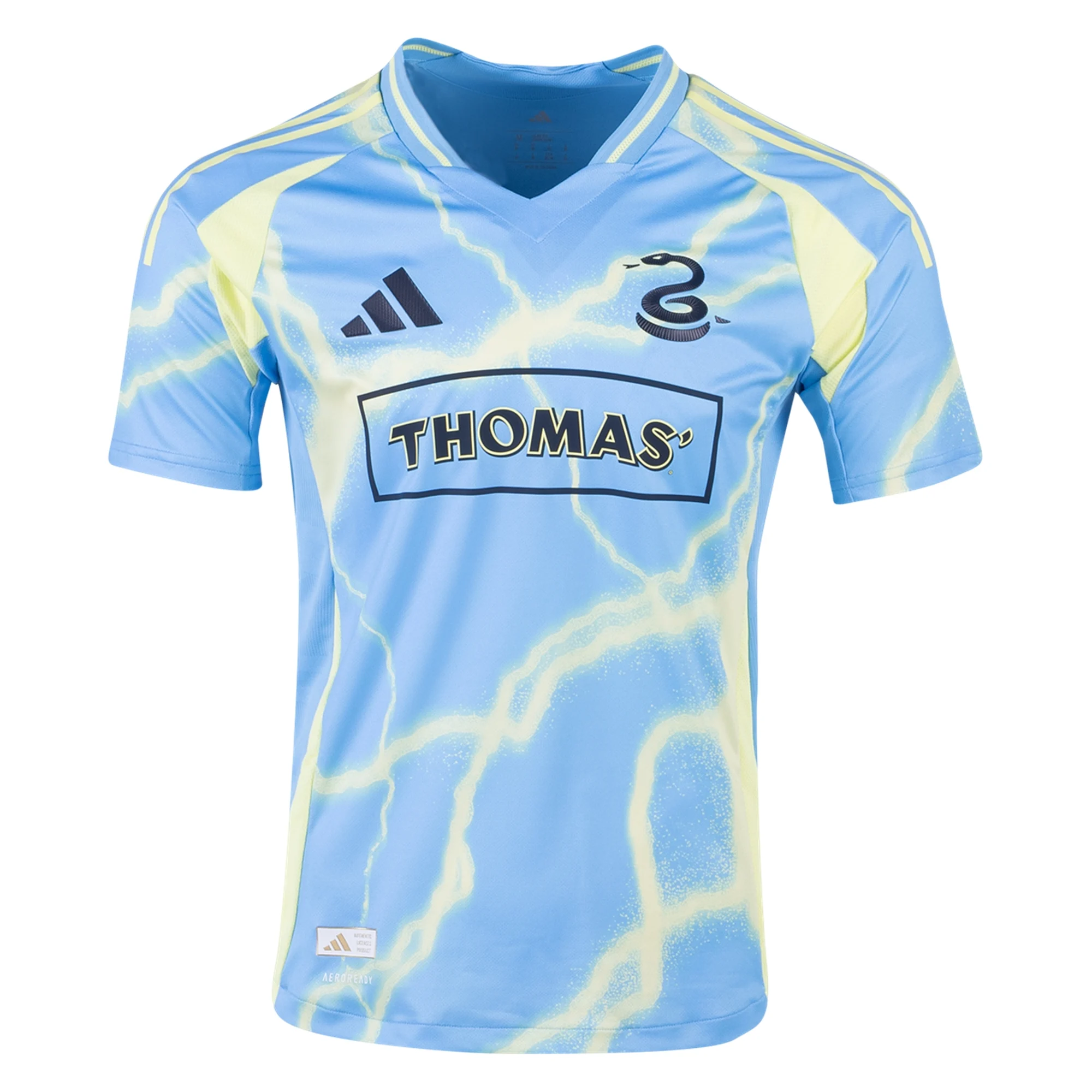adidas Philadelphia Union Jesus Bueno Authentic Away Jersey 25/26 (Blue/Yellow)