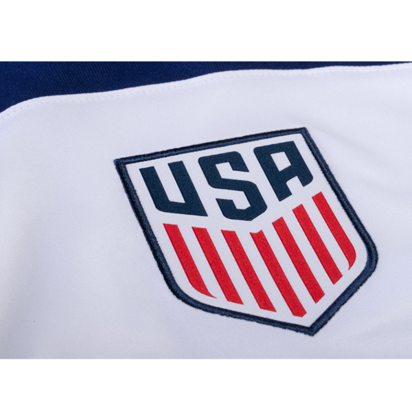 Nike United States Shaq Moore Home Long Sleeve Jersey 22/23 (White/Loyal Blue)